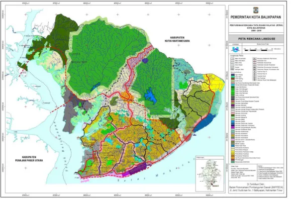 Kalimantan Ekspedisi Surabaya Balikpapan 1 peta_rencana_land_use_balikpapan_darat